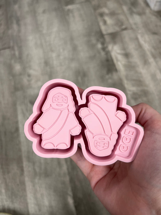 Vents Mini Jesus Figure - Silicone Vent Mold