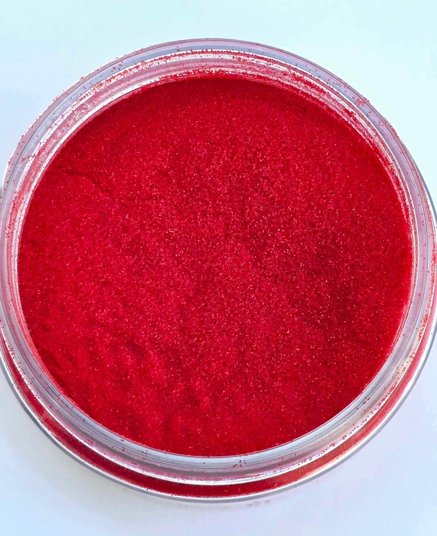 FLUORESCENT ULTRA FINE GLITTER DUST 1OZ: Left On Red