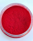 FLUORESCENT ULTRA FINE GLITTER DUST 1OZ: Left On Red