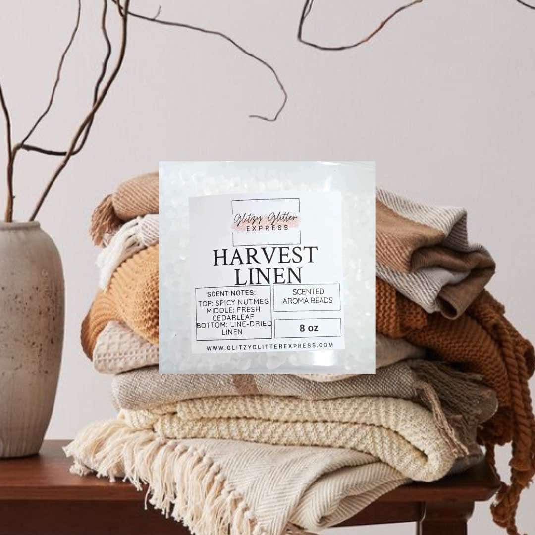 Pre Scented Beads: Harvest Linen
