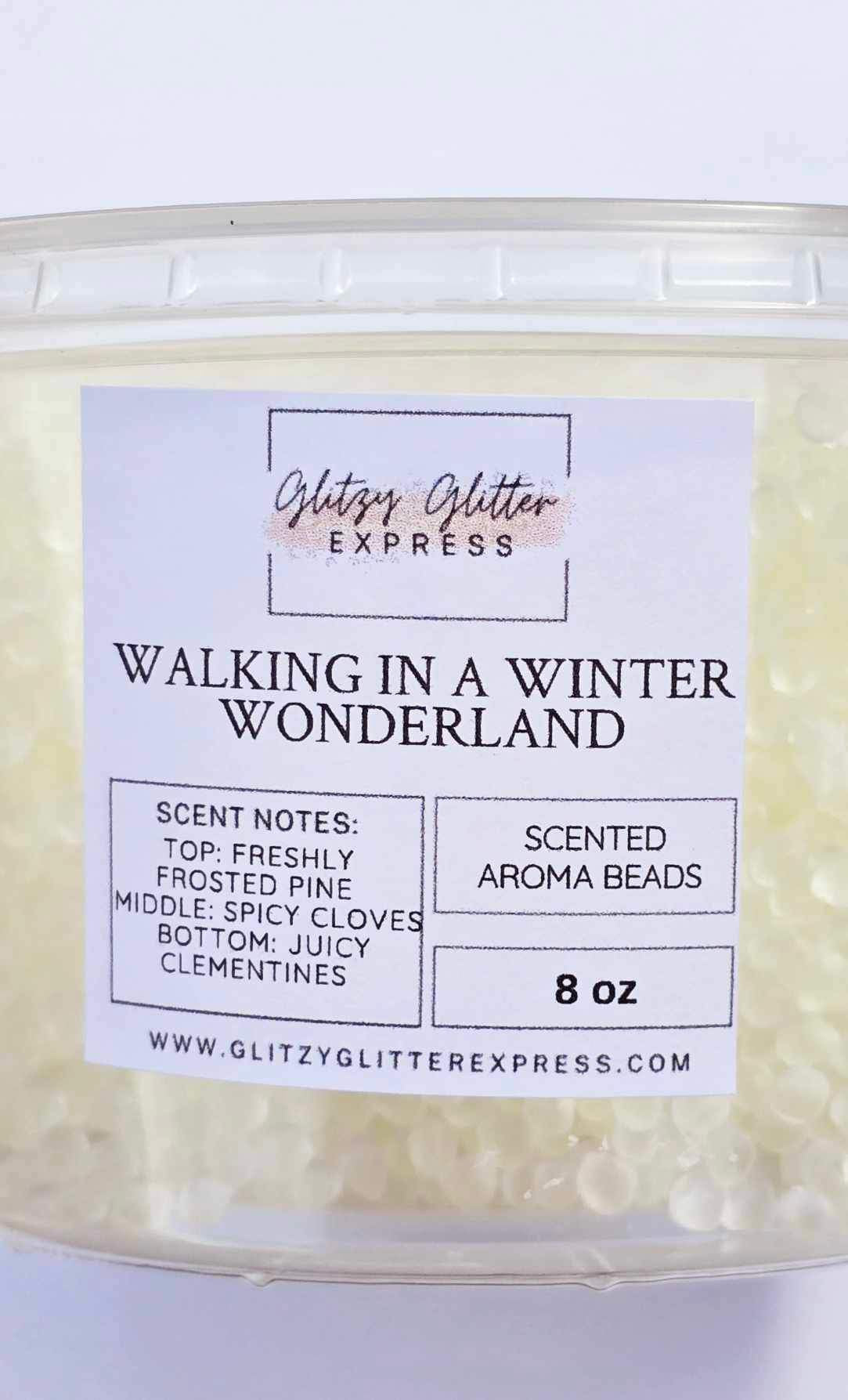 Pre Scented Beads: Walking In A Winter Wonderland