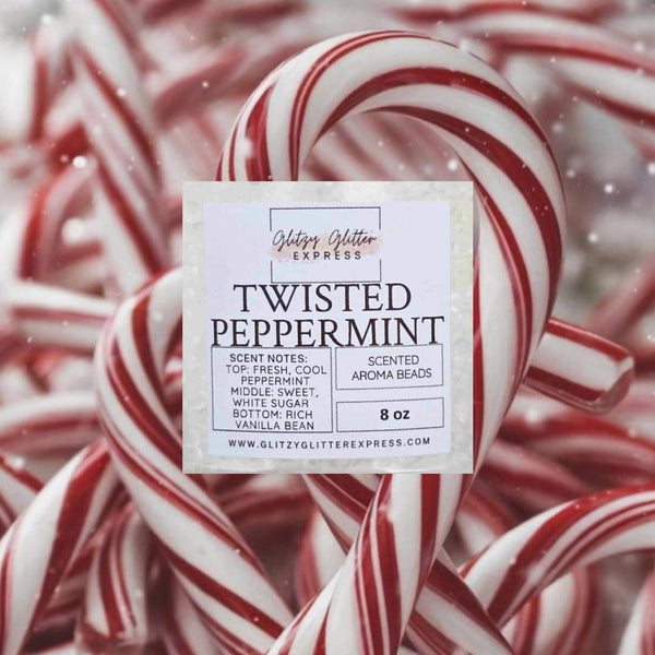 Pre Scented Beads: Twisted Peppermint