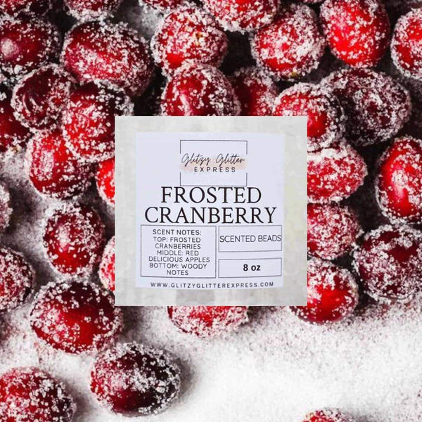Pre Scented Beads: Frosted Cranberry