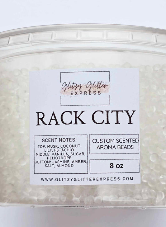 Custom Pre Scented Beads: Rack City