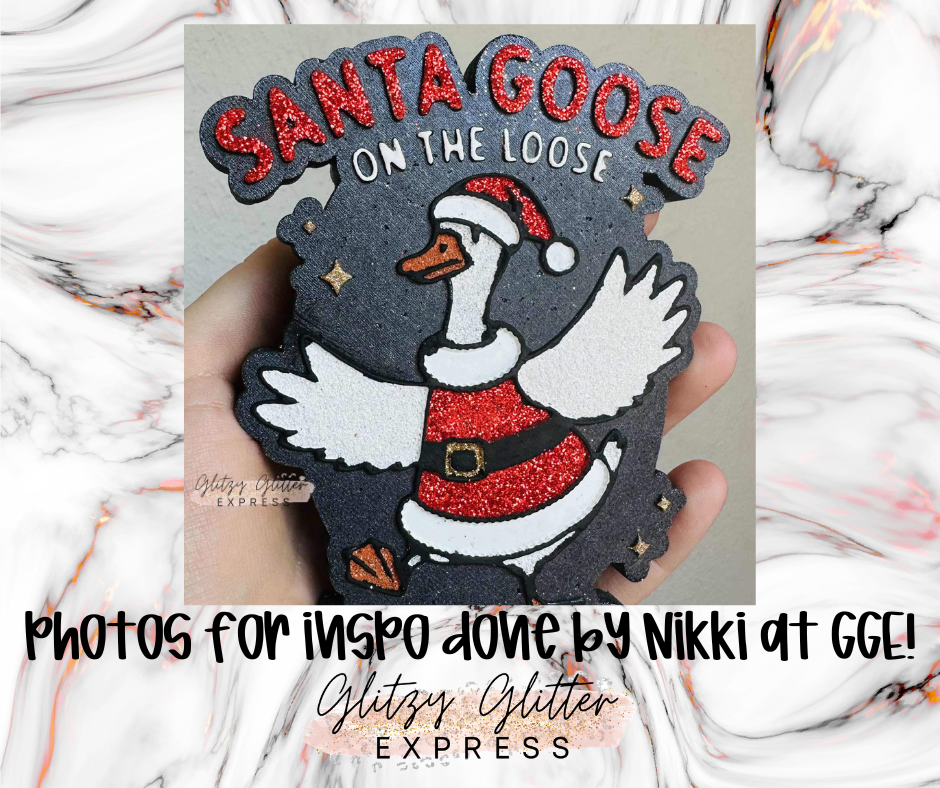 Santa Goose - Silicone Mold