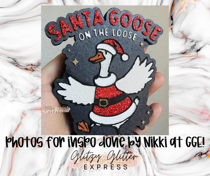 Santa Goose - Silicone Mold