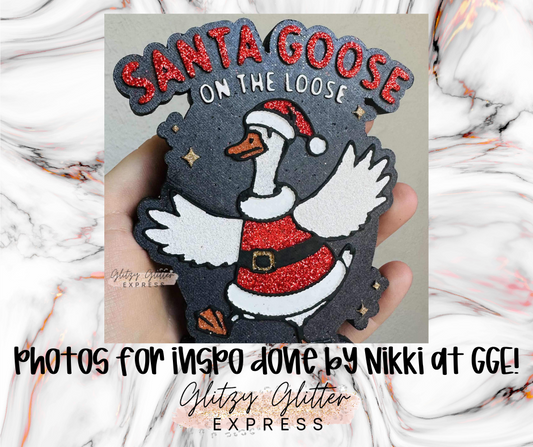 Santa Goose - Silicone Mold