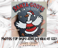 Silicone Mold: Santa Goose