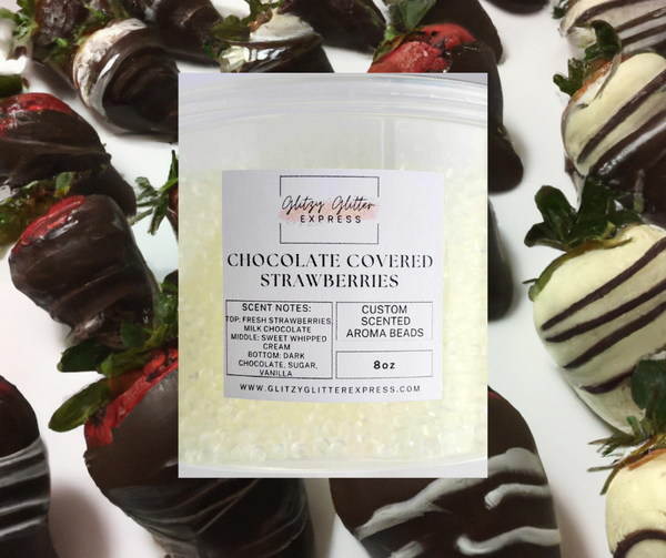 Custom Pre Scented Beads: Chocolate Covered Strawberries