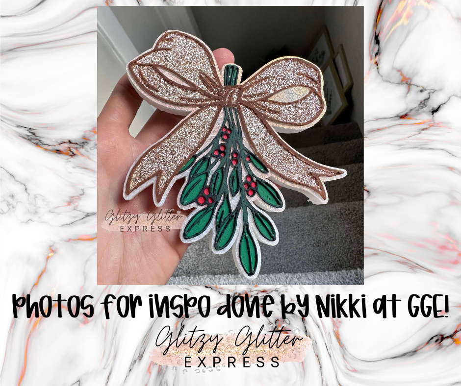 Mistletoe Coquette Bow - Silicone Mold