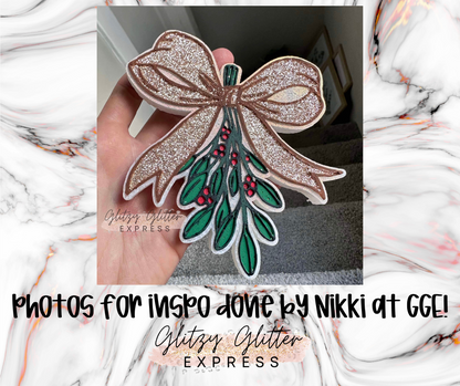 Mistletoe Coquette Bow - Silicone Mold