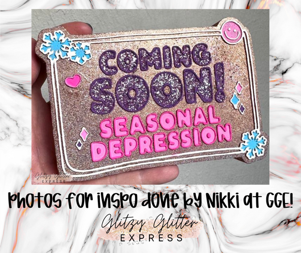 Silicone Mold: Seasonal Depression
