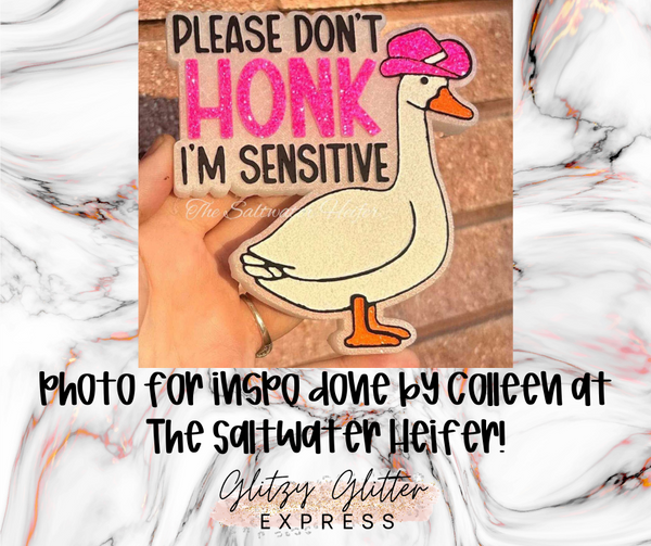 Silicone Mold: Don't Honk I'm Sensitive