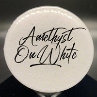 Fine White Iridescent: Amethyst