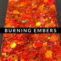 Holographic Chunky Mix: Burning Embers