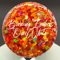 Holographic Chunky Mix: Burning Embers