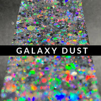 Holographic Chunky Mix: Galaxy Dust