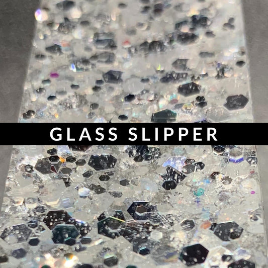 Iridescent Chunky Mix: Glass Slipper