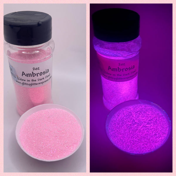 Fine: 2oz Glow in Dark Glitter - Ambrosia