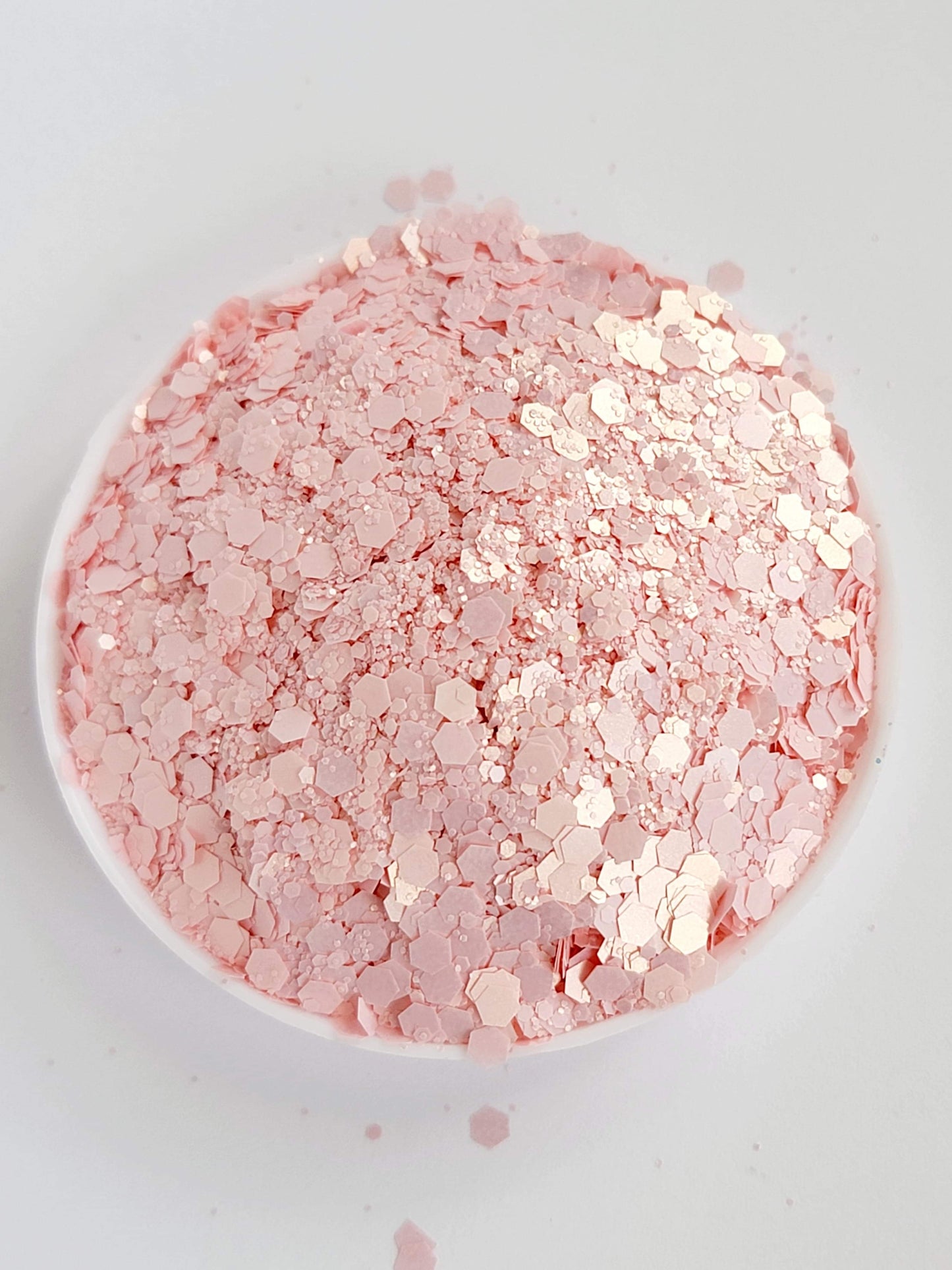 Pearl Chunky Mix: Pearl/Matte Pink