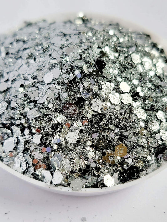 Metallic Chunky Mix: Secret Silver