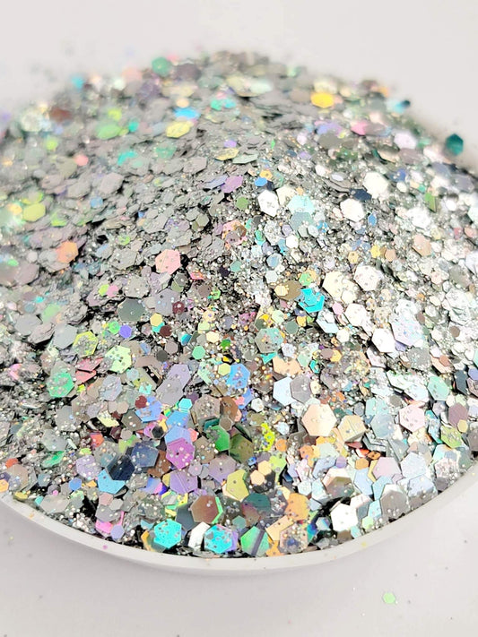 Holographic Chunky Mix: Galaxy Dust