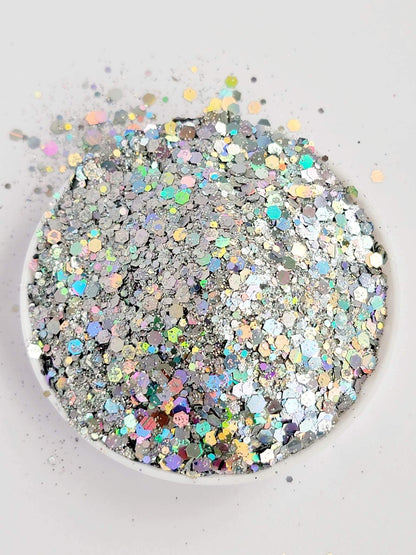 Holographic Chunky Mix: Galaxy Dust
