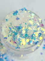 Iridescent Chunky Mix Opal: Light Fury