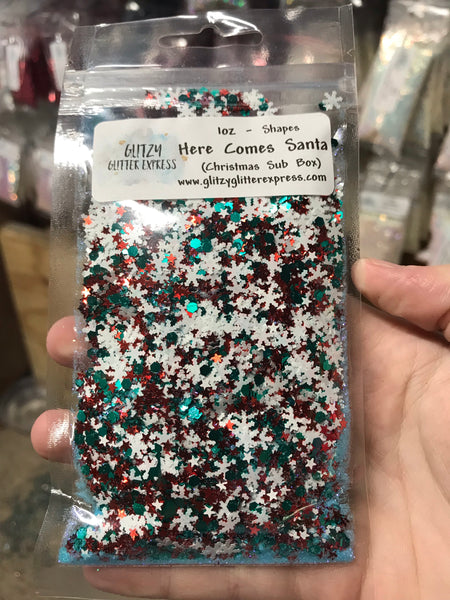 Shapes: 1oz Here Comes Santa
