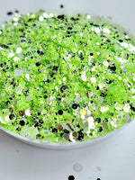 Iridescent Chunky Mix: Lime A Rita