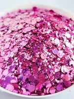 Metallic Chunky Mix: Bleeding Heart