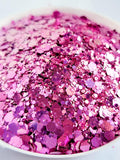 Metallic Chunky Mix: Bleeding Heart