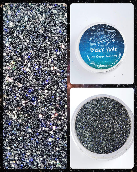 SPACE DUST EPOXY ADDITIVE 1OZ: Black Hole