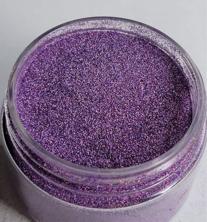HOLOGRAPHIC ULTRA FINE GLITTER DUST 1OZ: Grape Quartz