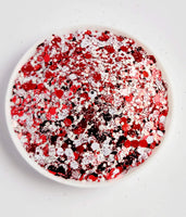 Metallic Chunky Mix: Custom Mix Peppermint Kisses