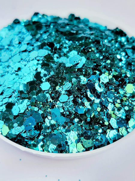 Metallic Chunky Mix: Keepin’ It Teal