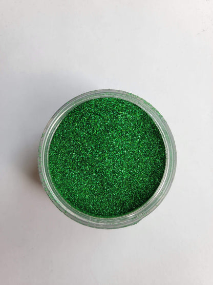 HOLOGRAPHIC ULTRA FINE GLITTER DUST 1OZ: Malachite