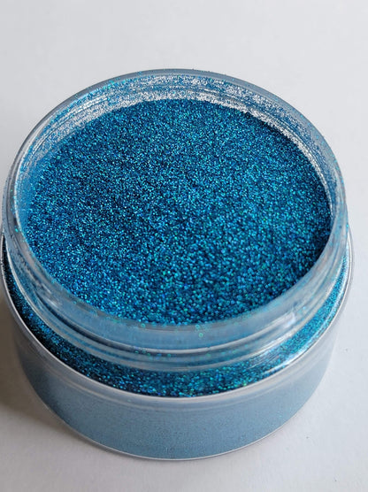 HOLOGRAPHIC ULTRA FINE GLITTER DUST 1OZ: Sapphire