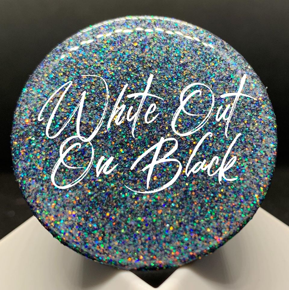 Fine Iridescent Rainbow: White Out