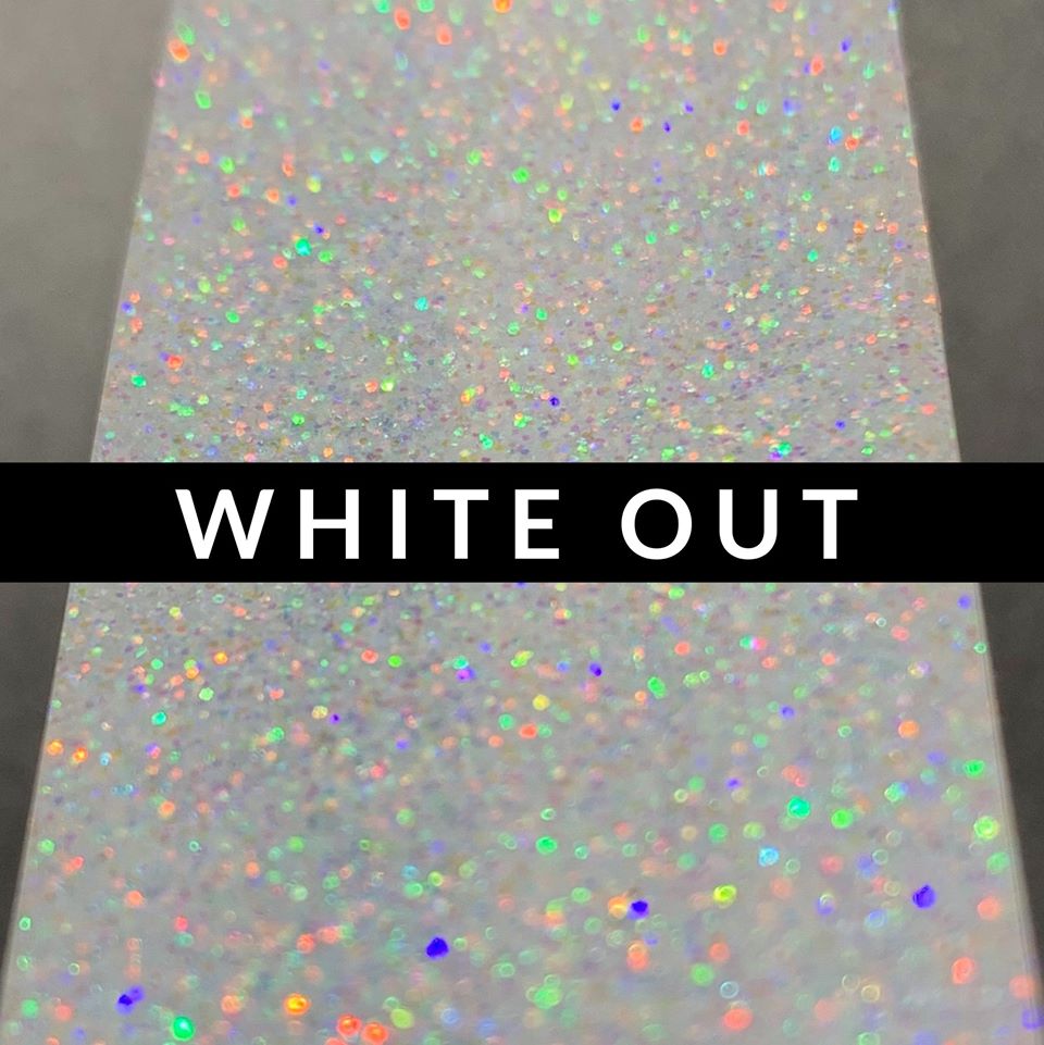 Fine Iridescent Rainbow: White Out
