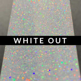 Fine Iridescent Rainbow: White Out