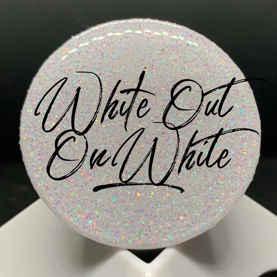 Fine Iridescent Rainbow: White Out
